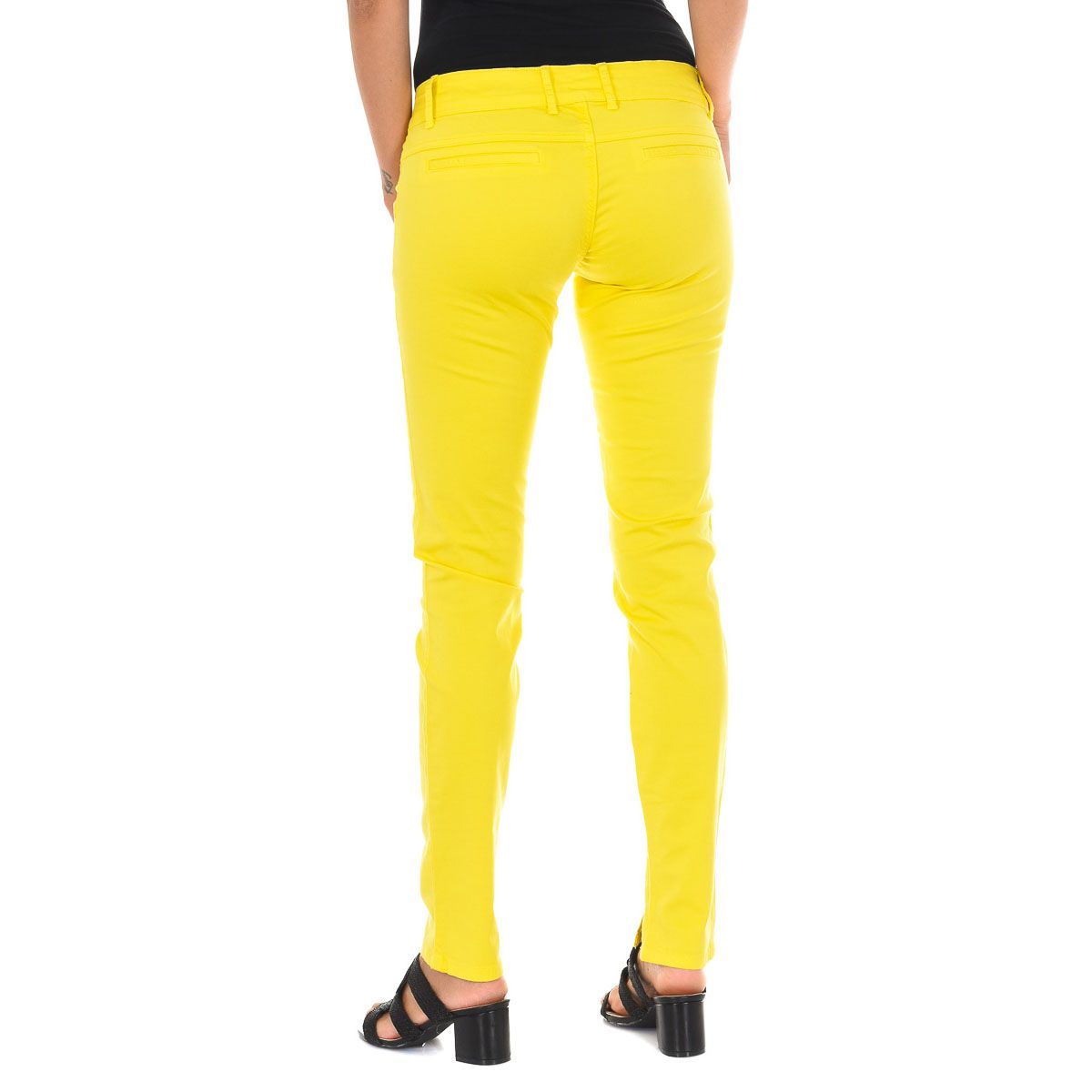 Slim Fit Knöchellange Chino-Hose