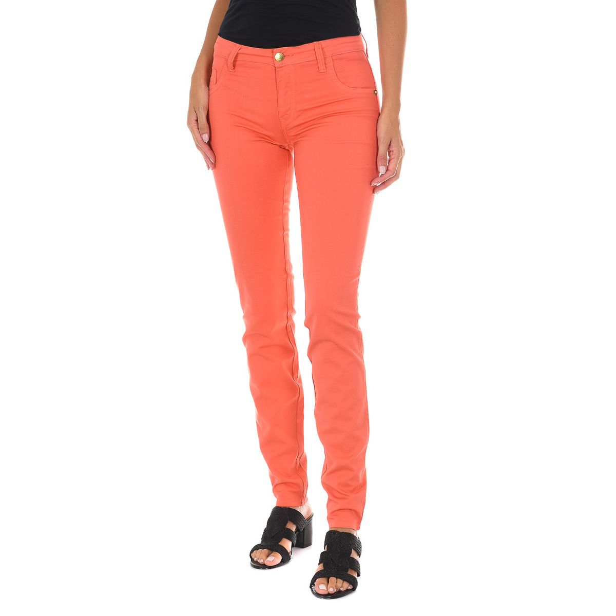 Slim-Fit Baumwoll-Chino-Hose