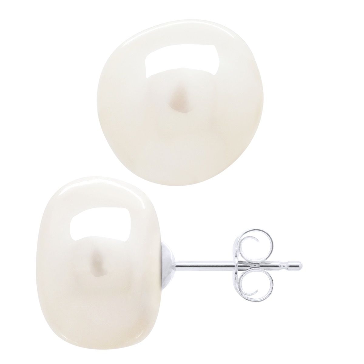 Elegante barocke Perlen-Ohrstecker