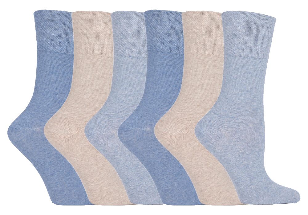 Nicht-elastische Komfortsocken mit Honeycomb-Bund