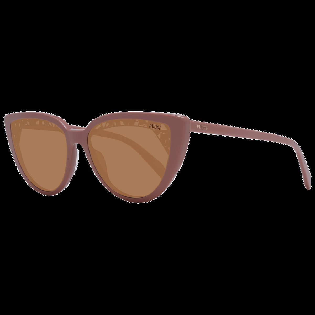 Elegante Cat-Eye-Sonnenbrille mit Muster