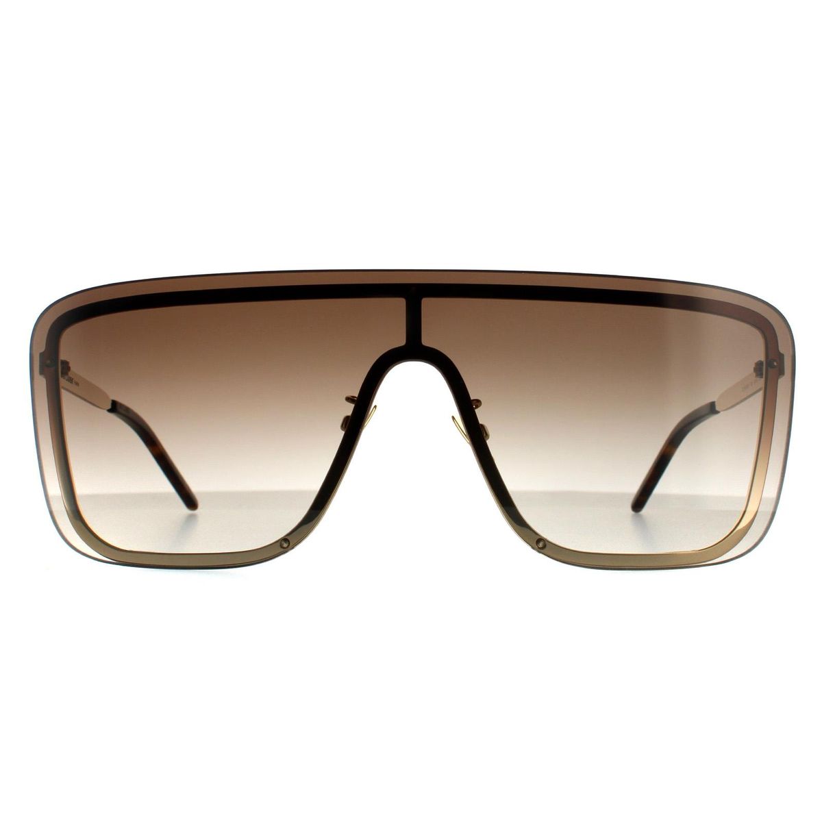 Oversized Shield-Sonnenbrille mit Verlaufsgläsern