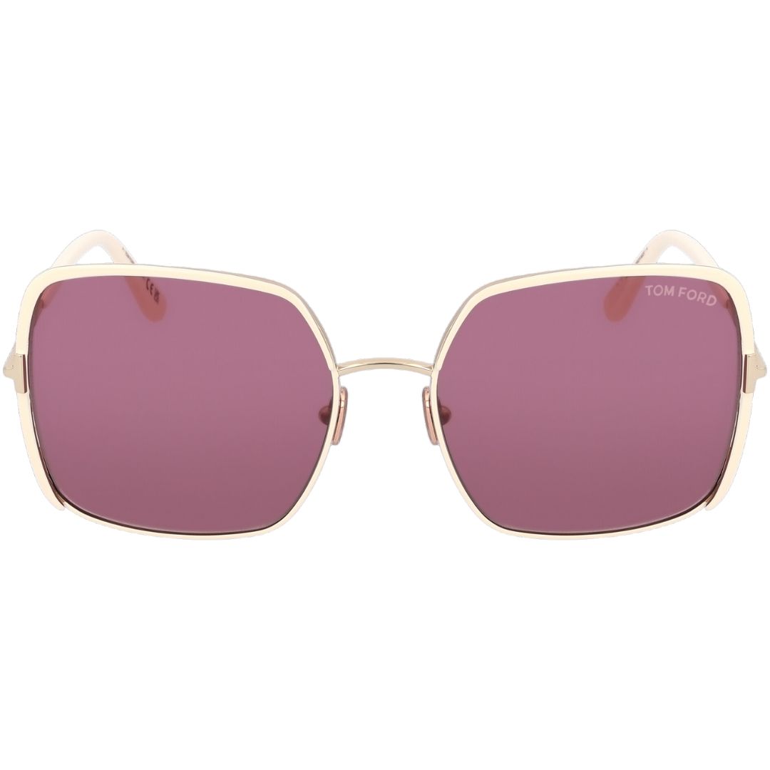 Übergroße quadratische Schmetterlings-Sonnenbrille