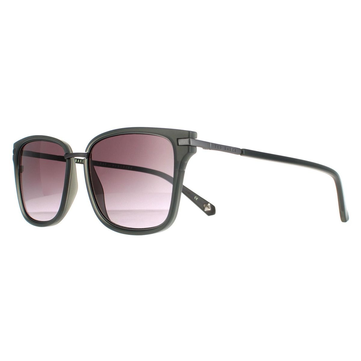 Elegante quadratische Sonnenbrille mit Farbverlauf