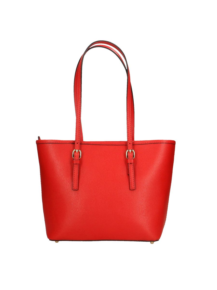 Klassische Saffiano-Leder Schultertasche