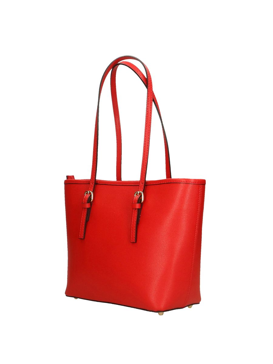 Klassische Saffiano-Leder Schultertasche