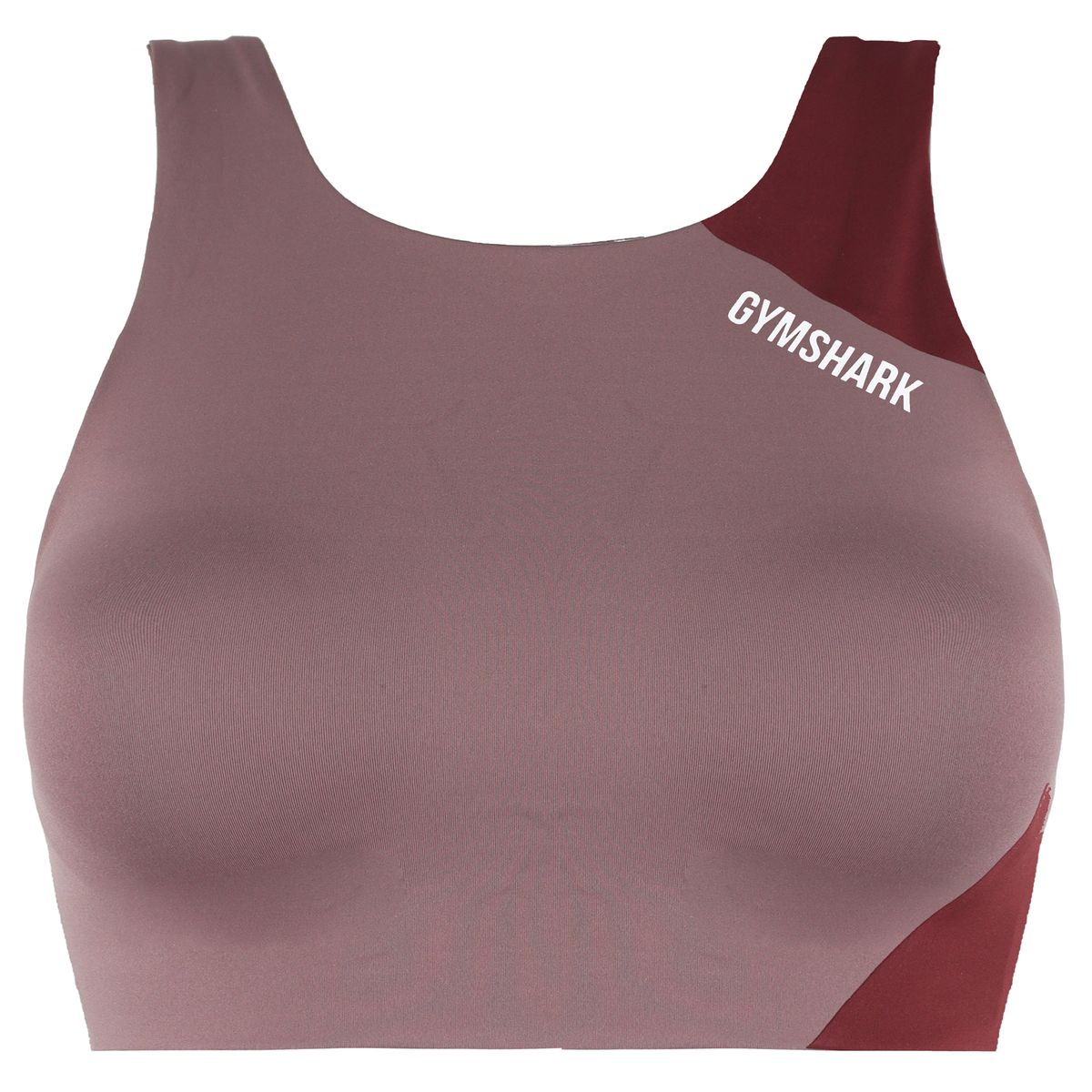 Hochgeschlossener Sport-BH im Color-Block-Design