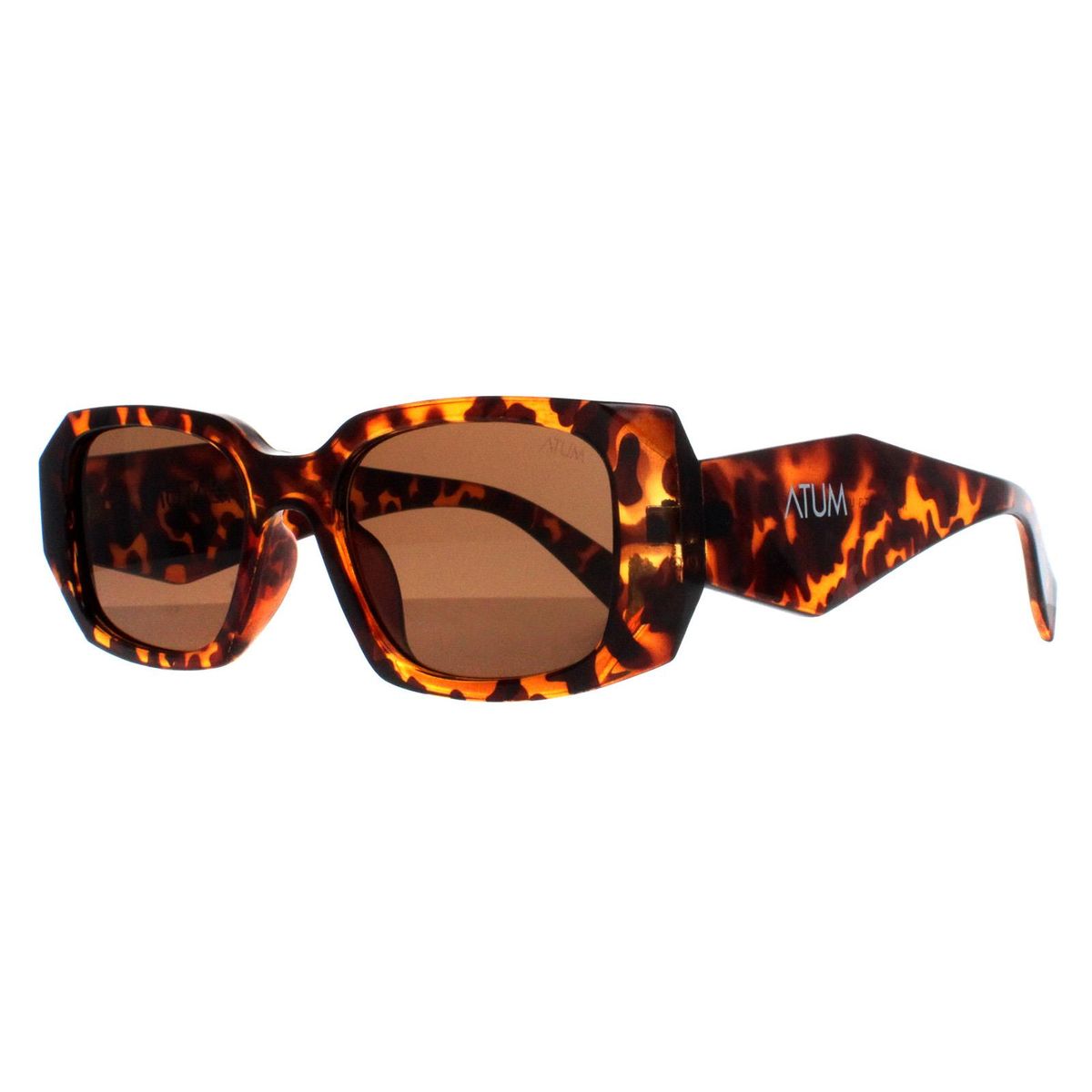 Markante rechteckige Sonnenbrille