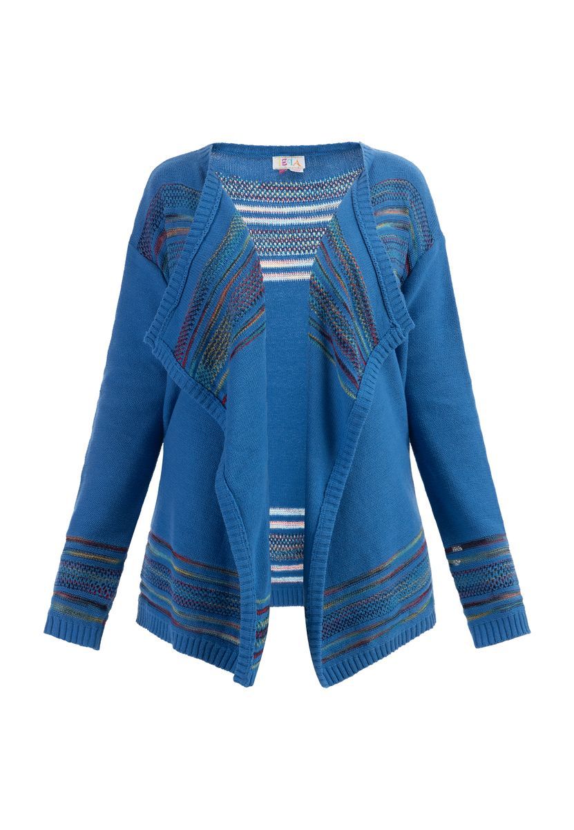 Asymmetrischer Cardigan mit offener Vorderseite