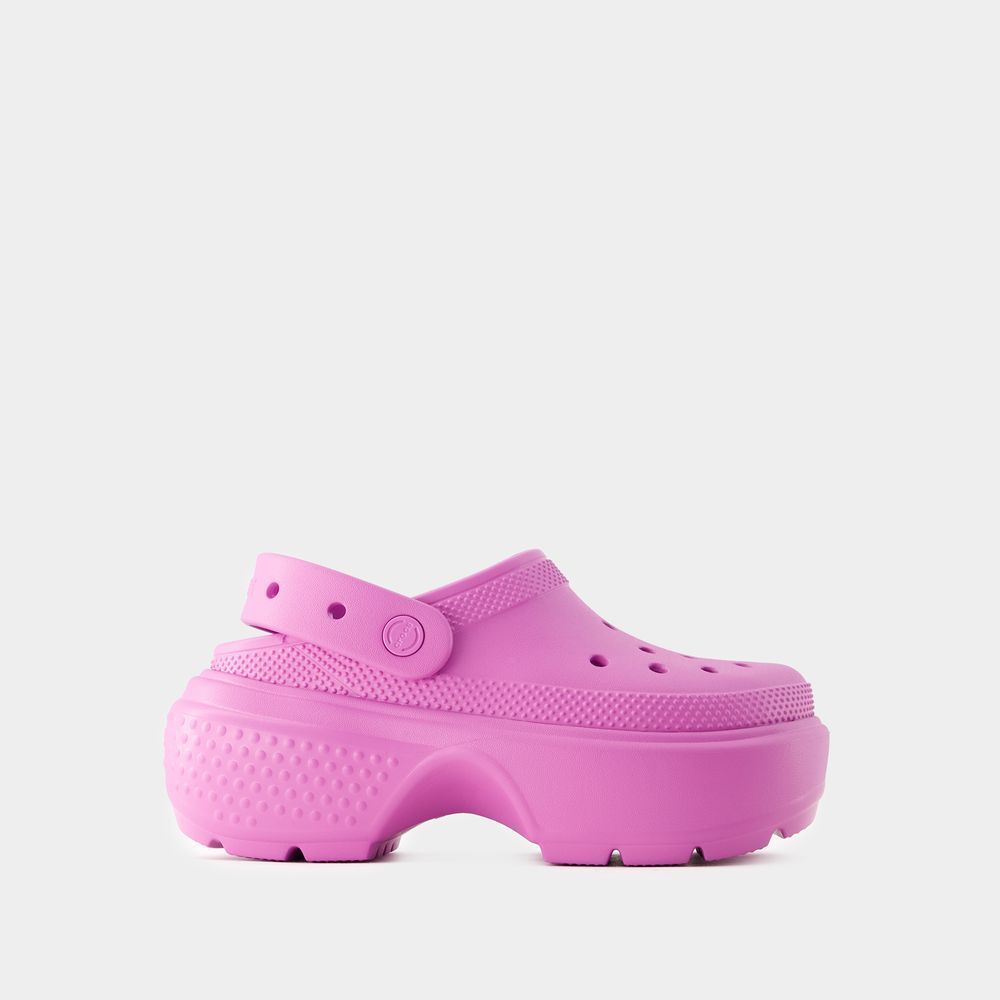 Clogs mit klobiger Plateausohle