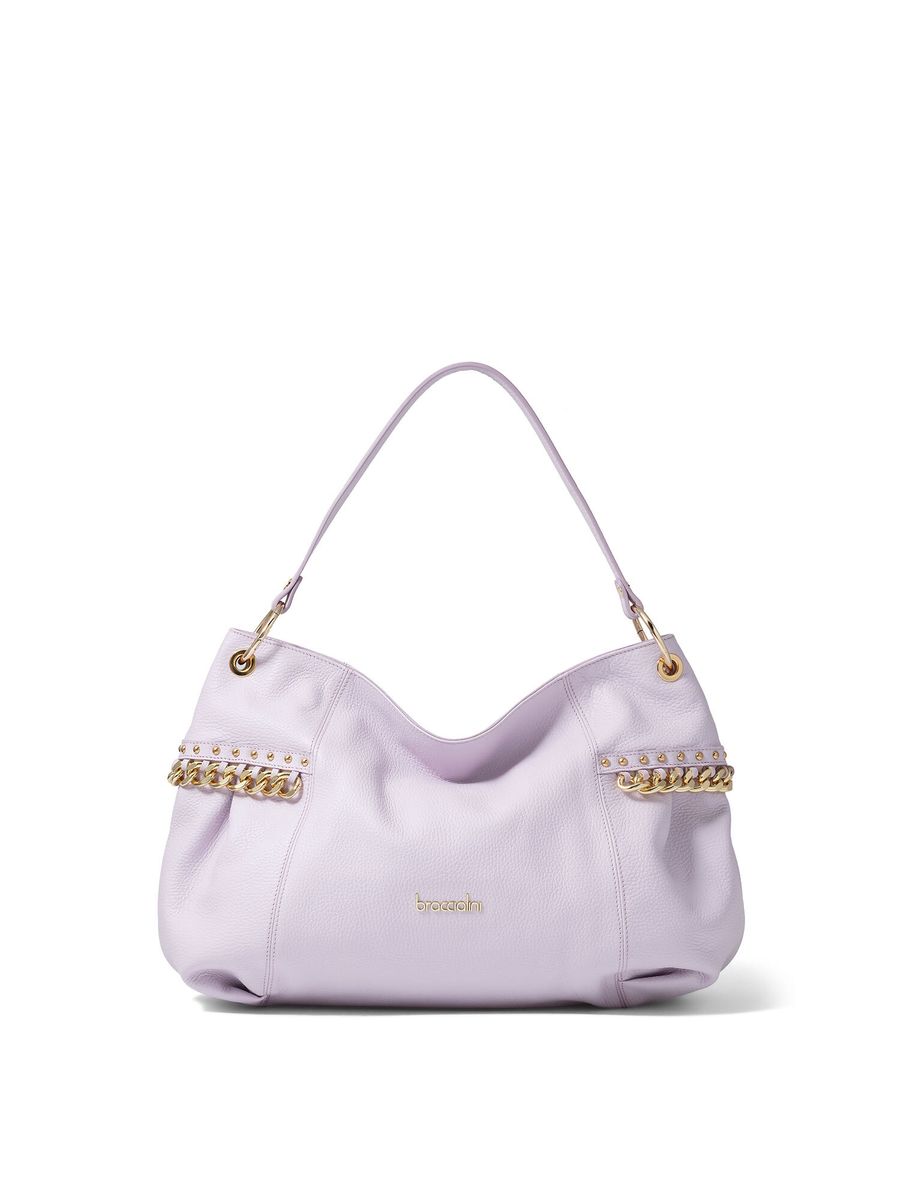 Große Hobo-Tasche mit Kettendetail