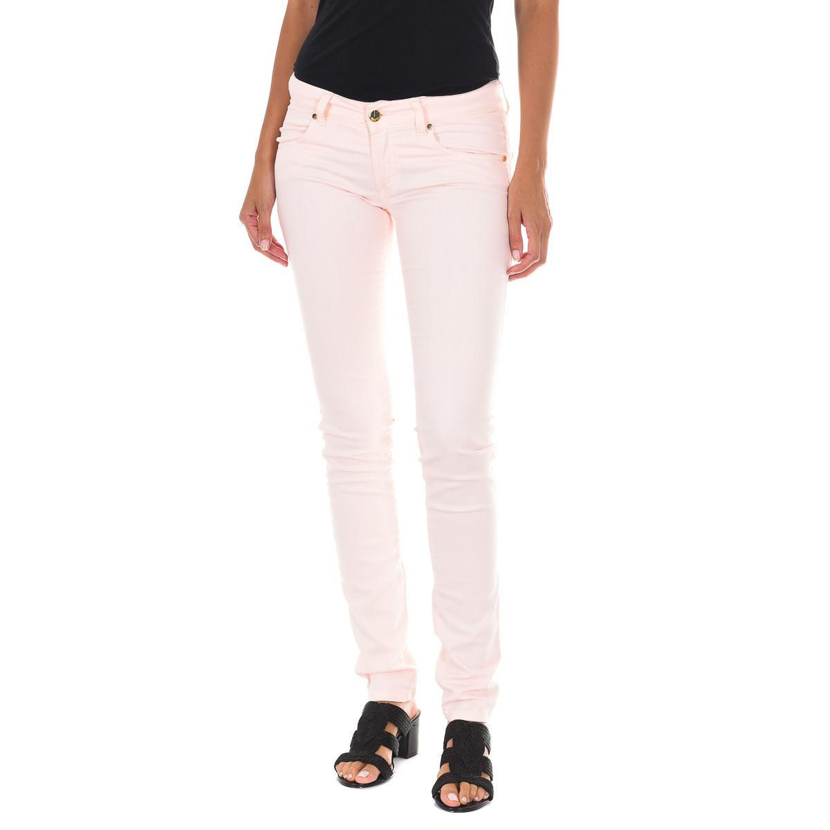 Skinny-Hose mit niedriger Bundhöhe