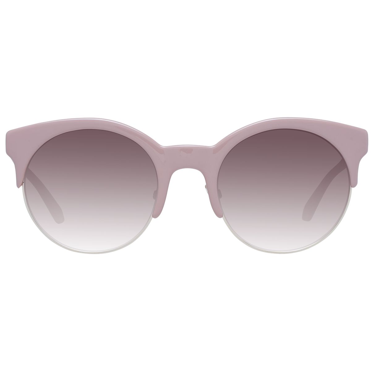 Runde Browline-Sonnenbrille mit Gläsern mit Farbverlauf