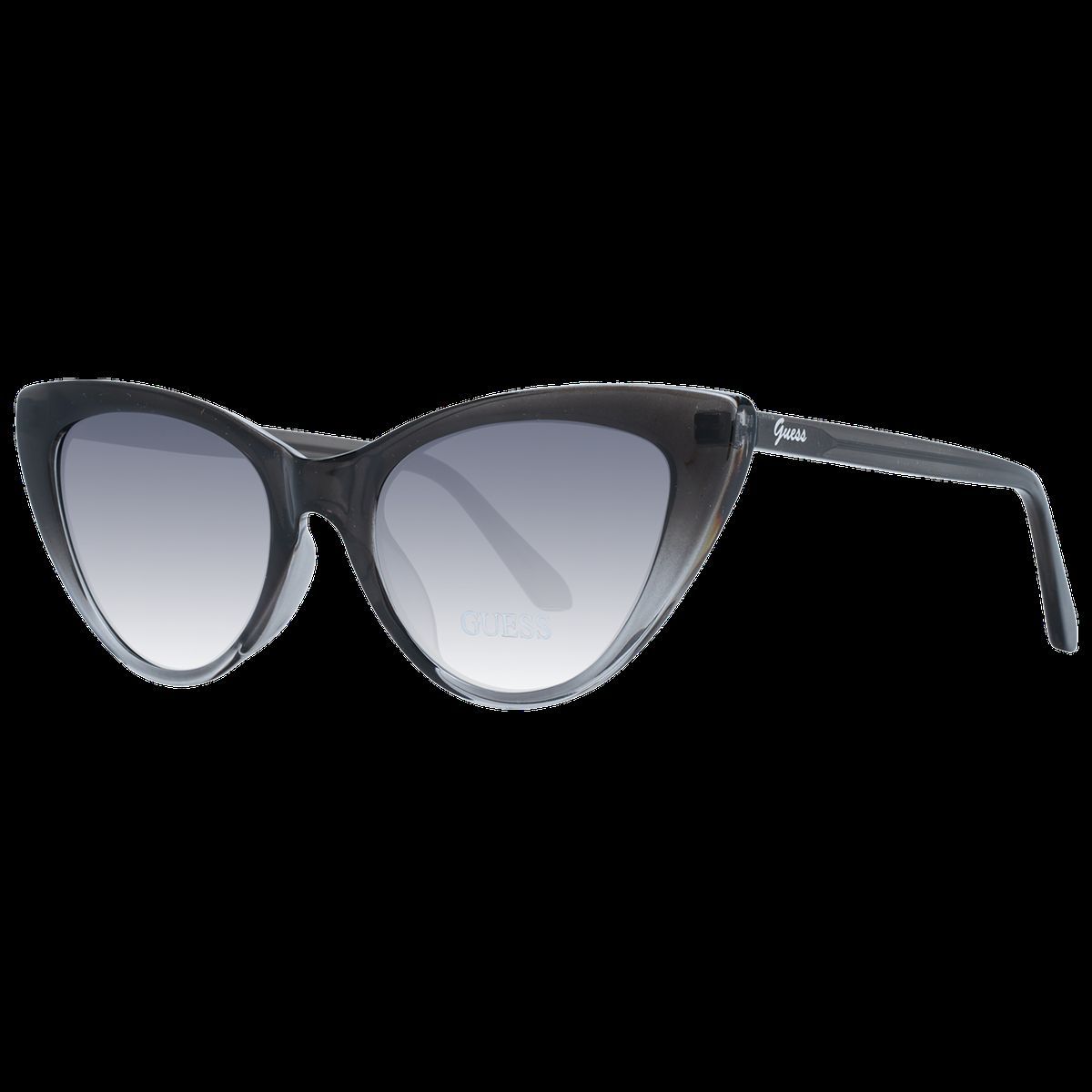 Schicke lichtdurchlässige Cat-Eye-Sonnenbrille mit Farbverlauf