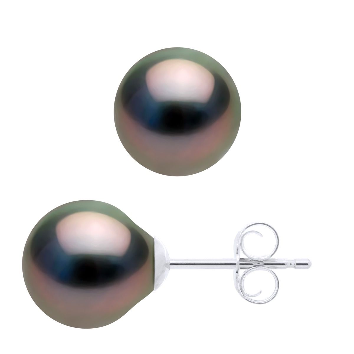 Elegante Tahiti-Perlenohrstecker