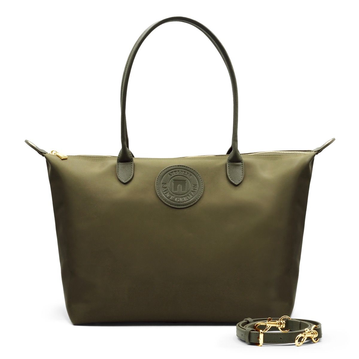 Shopper-Schultertasche aus recyceltem Canvas