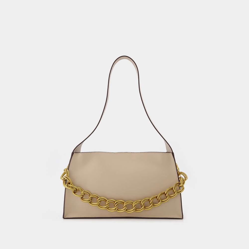 Kesme Lederhandtasche mit Kette
