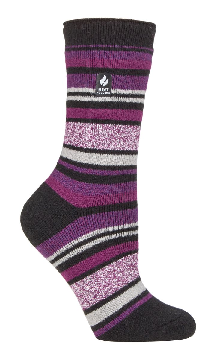 Gestreifte Lite Thermosocken für den Winter