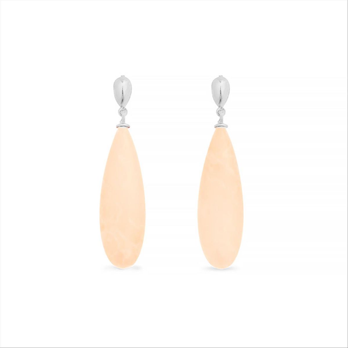 Elegante Tropfenohrringe mit Achat