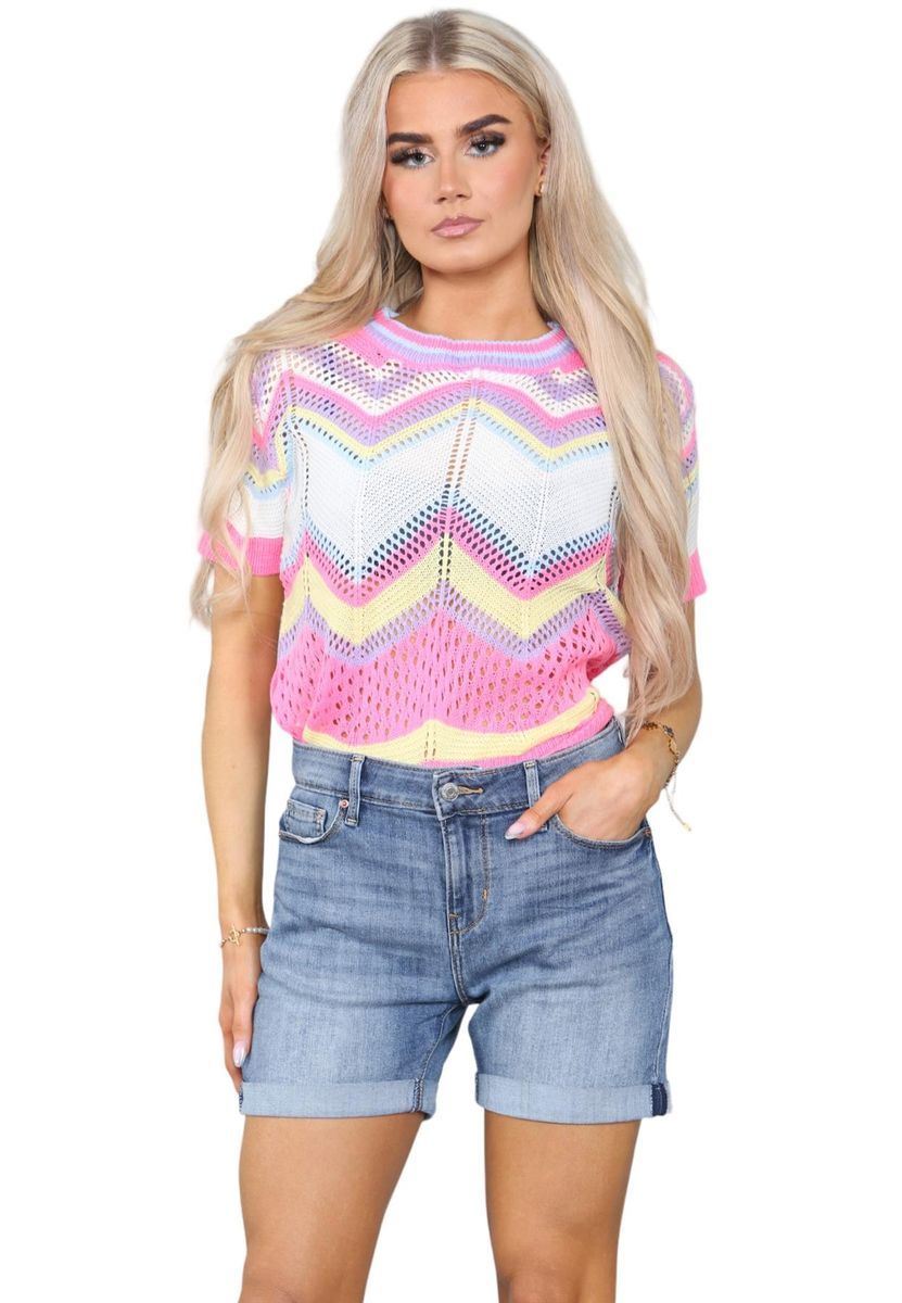 Klassische Denim-Shorts mit mittlerer Leibhöhe