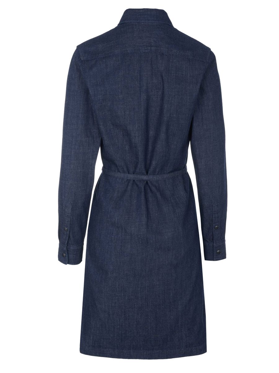 Klassisches Jeanskleid mit Gürtel
