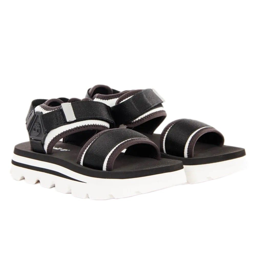 Sportliche Riemchensandalen mit Plateausohle
