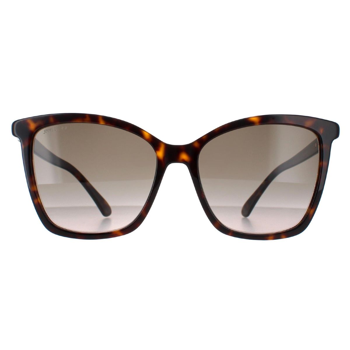 Chicke Quadratische Sonnenbrille in Hornoptik