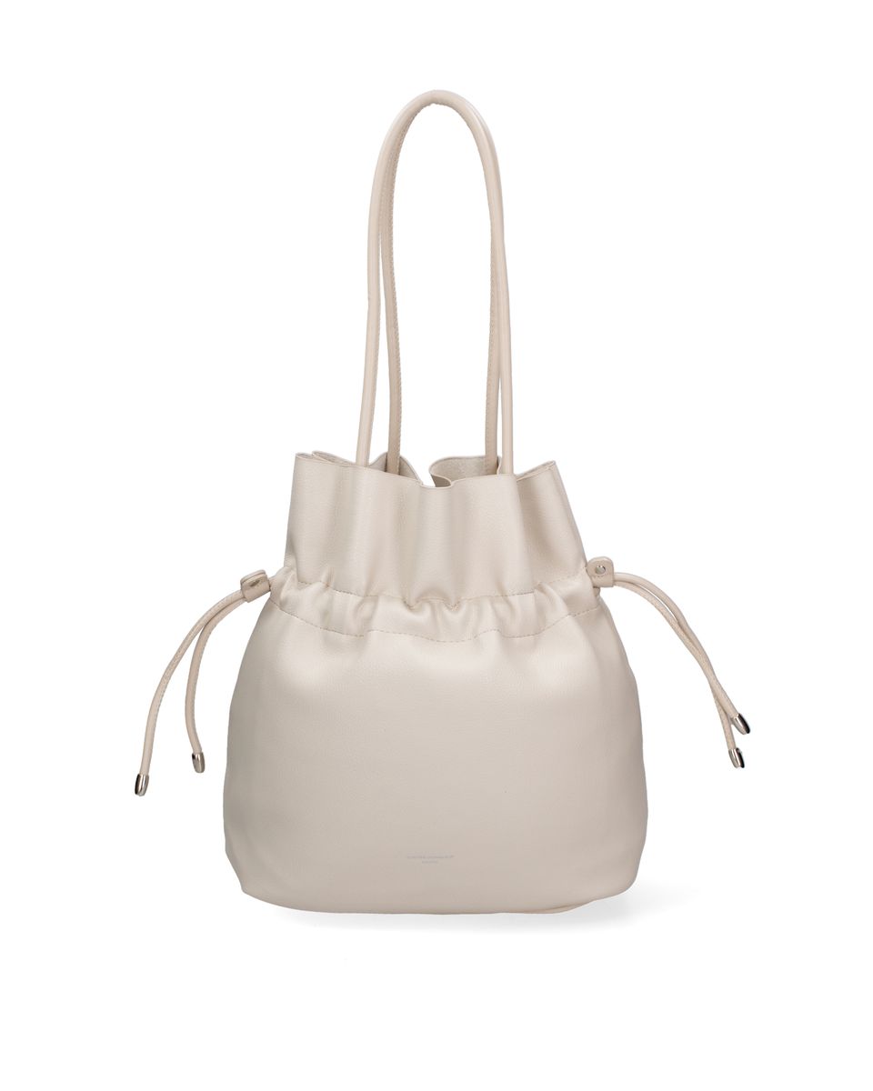 Minimalistische Beuteltasche mit Kordelzug