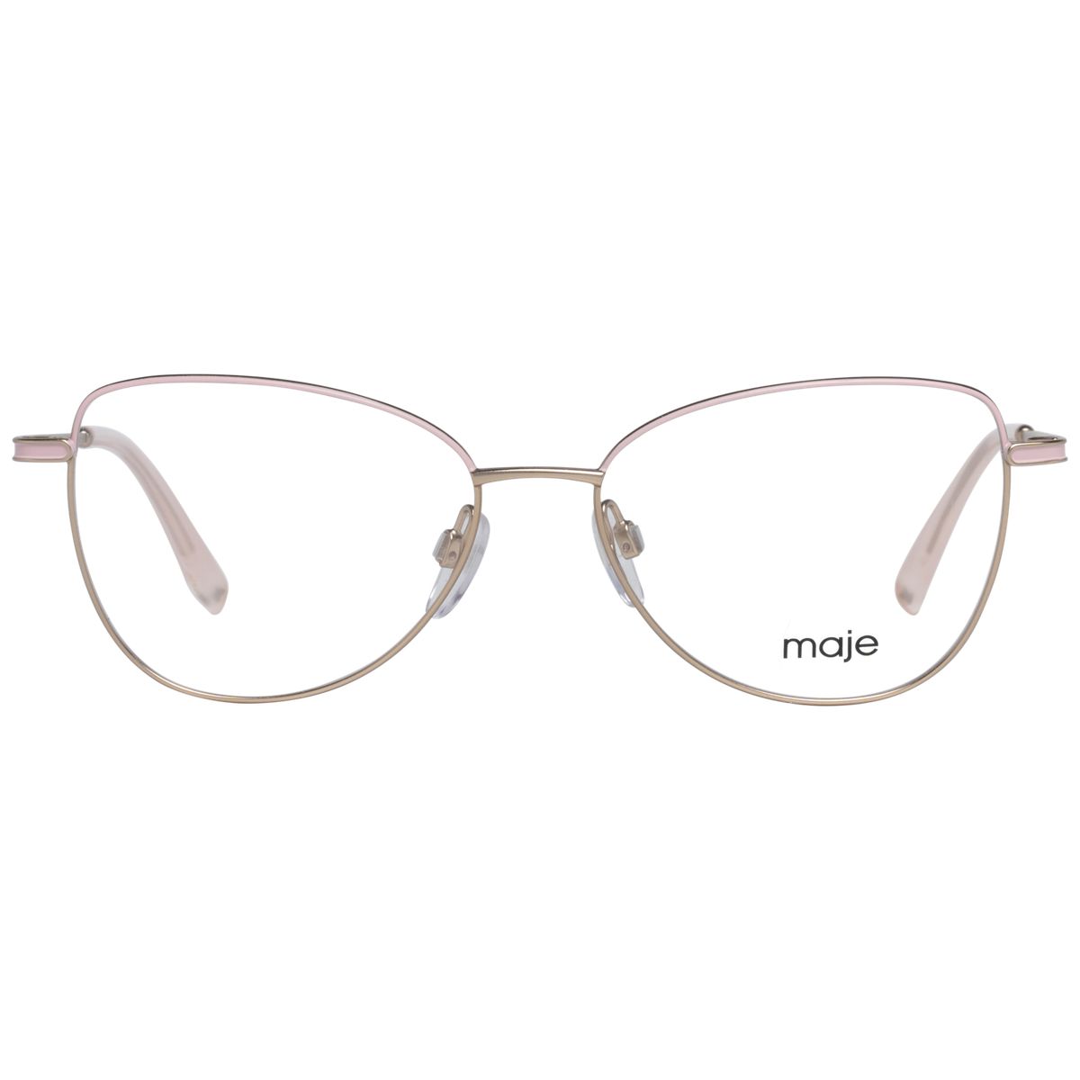 Elegante Cat-Eye Metallbrille