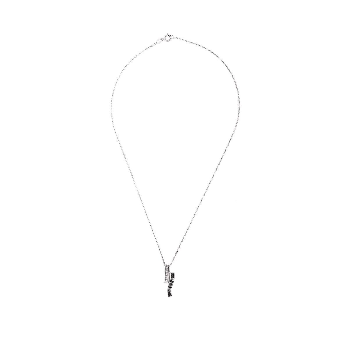 Elegante Halskette mit Wellenanhänger