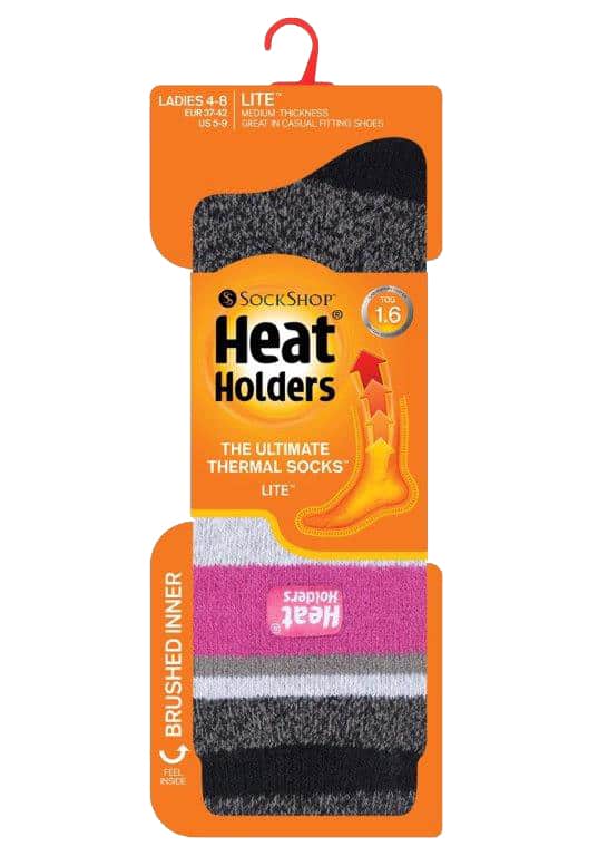 Gestreifte Lite Thermo-Socken