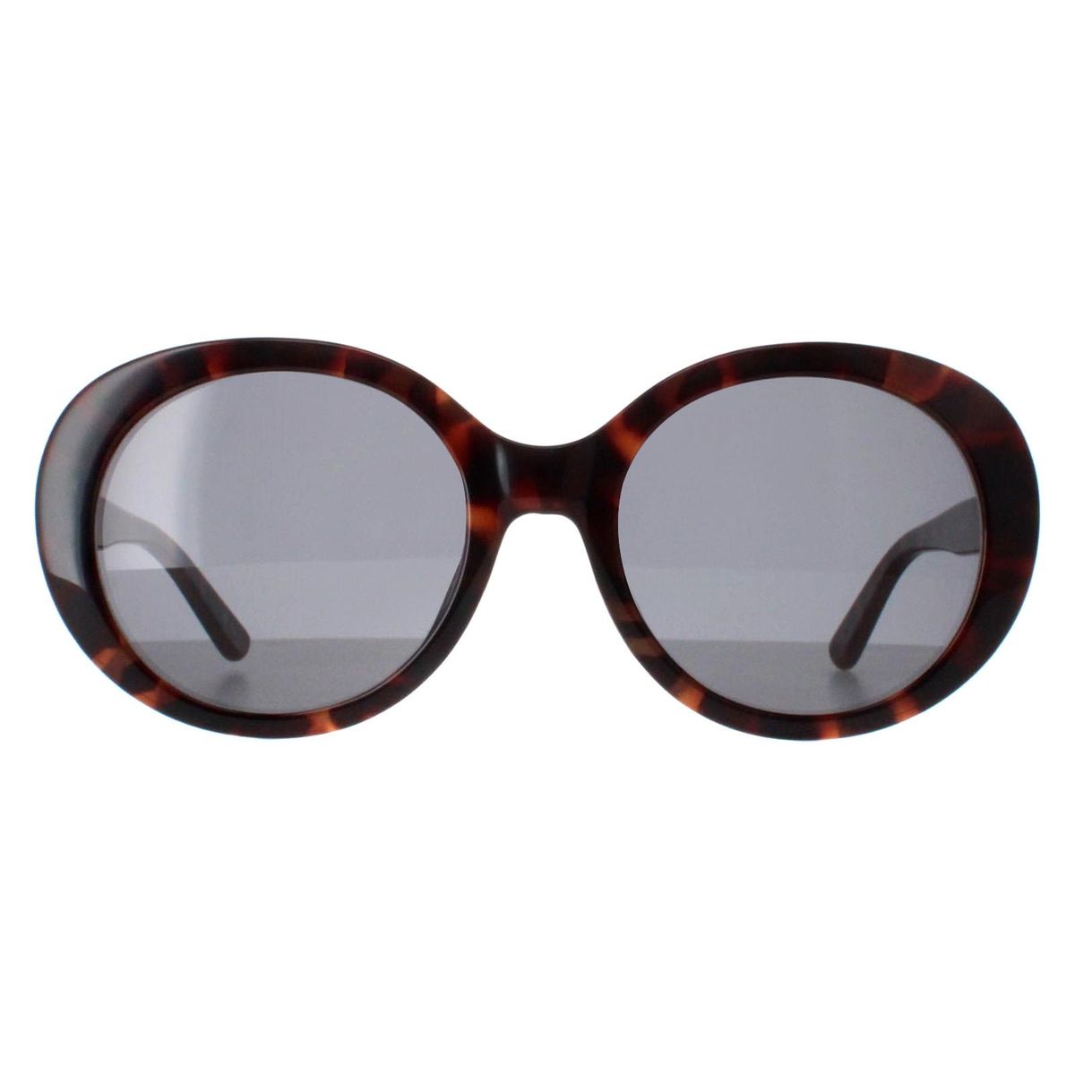 Klassische ovale Schildpatt-Sonnenbrille