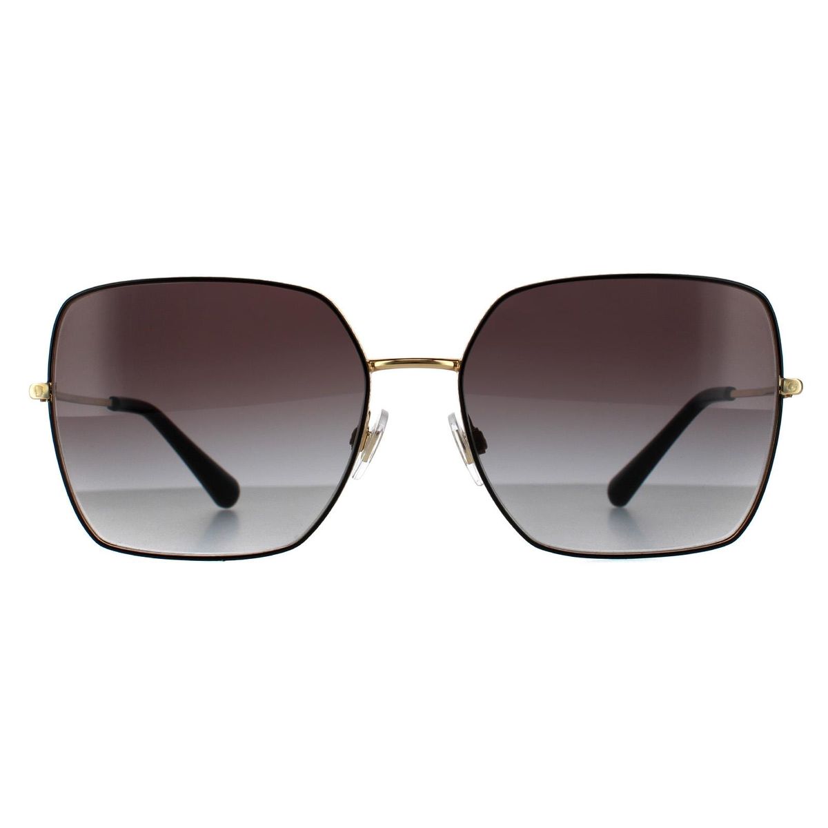 Quadratische Übergroße Sonnenbrille mit Farbverlauf