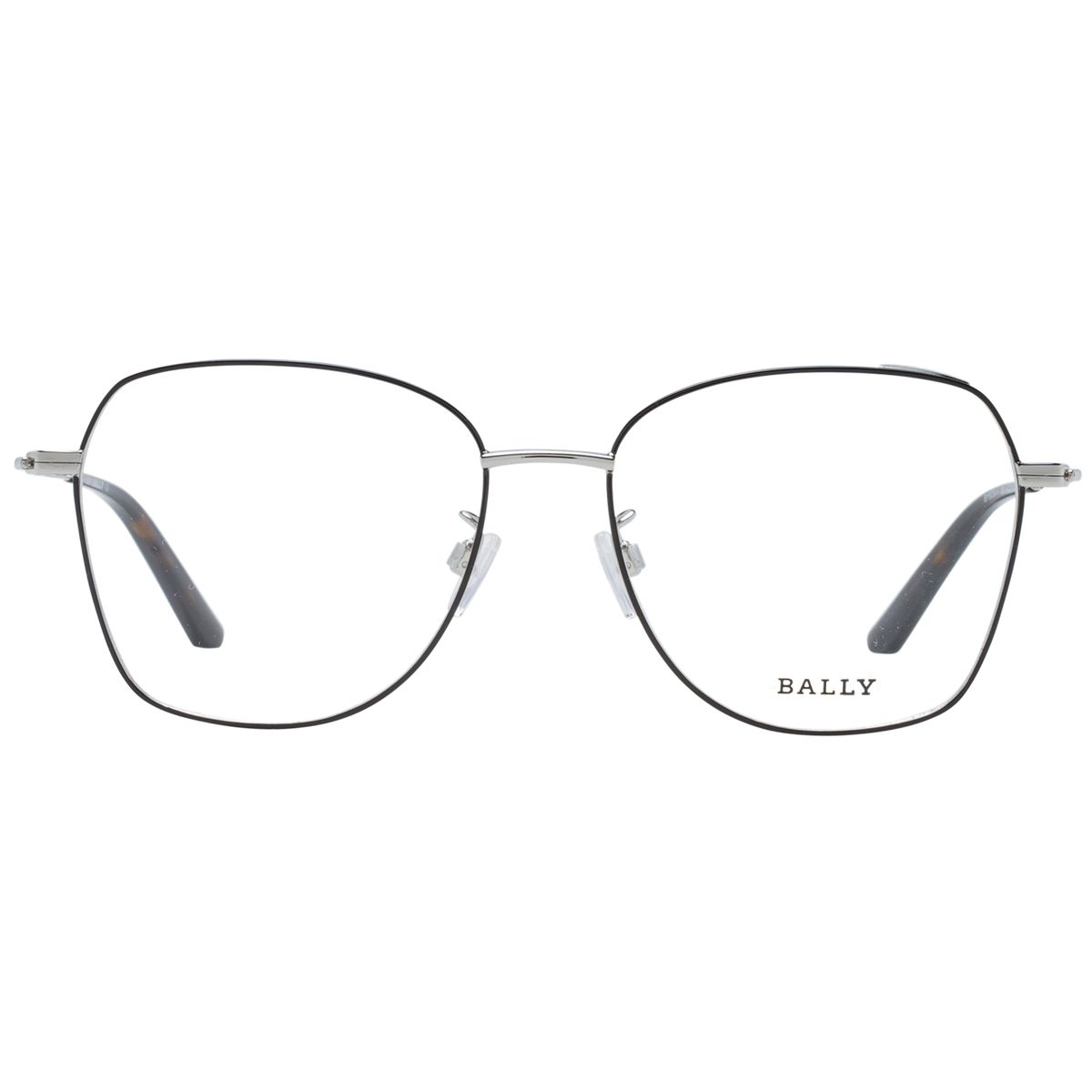 Quadratische Metallbrille mit Vollrand