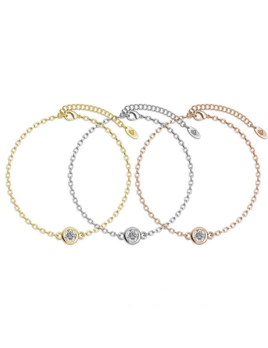 Zartes Kristall Armband Set
