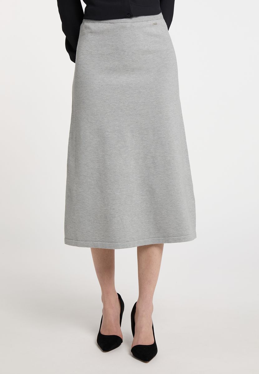 Eleganter Strickrock in A-Linie