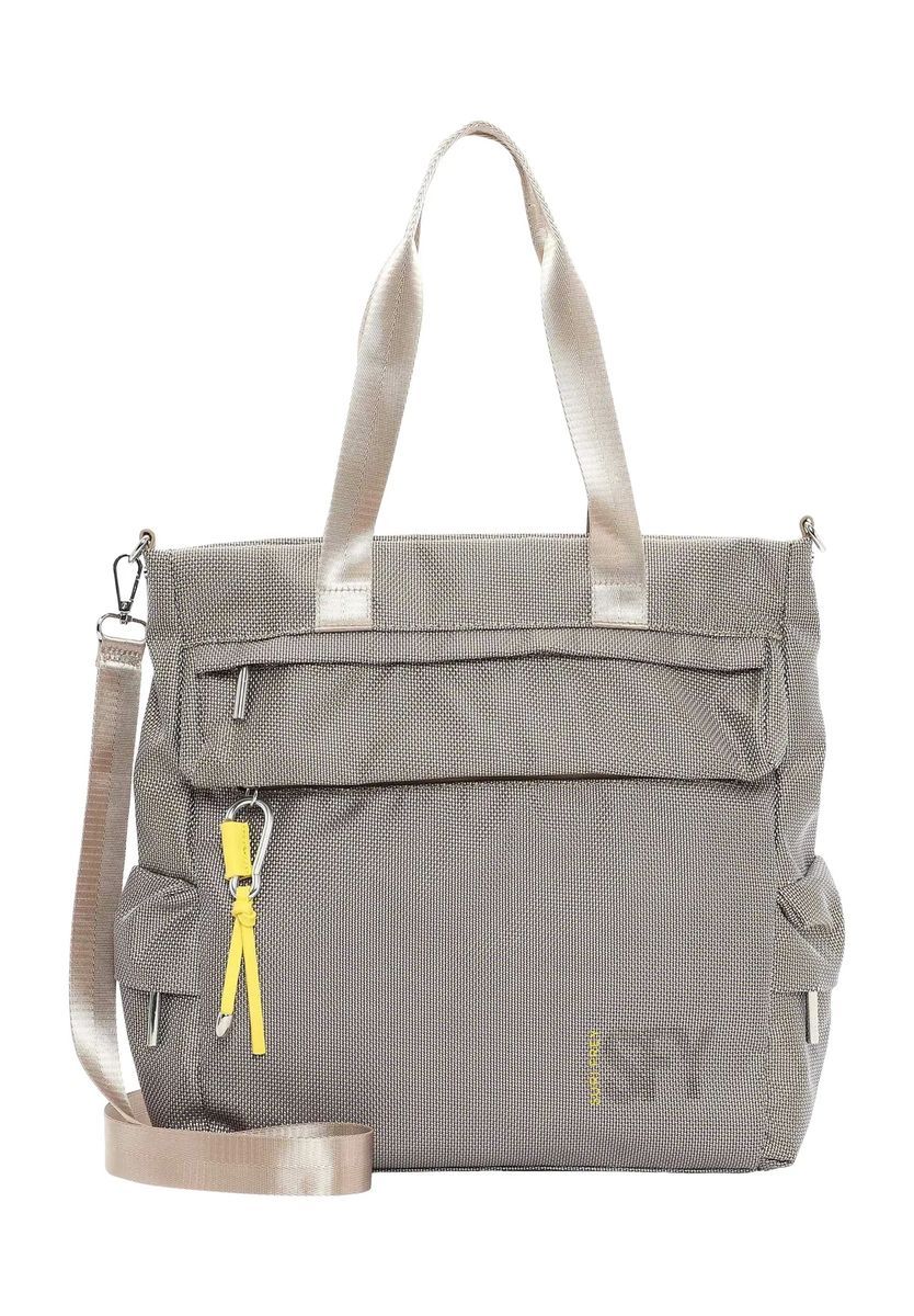 Moderner Nylon-Shopper mit Kontrast-Detail