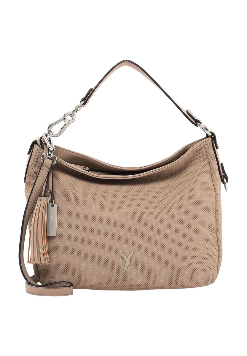 Hobo-Tasche mit dekorativem Lasercut