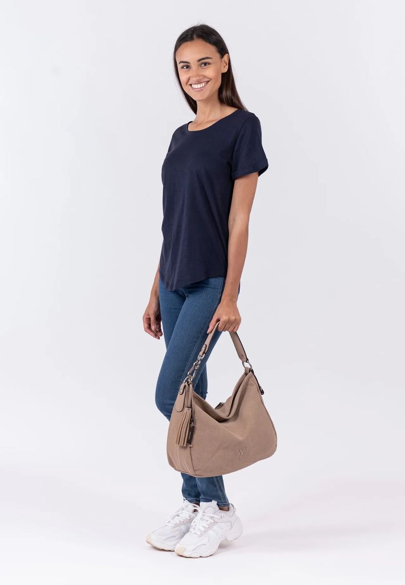 Hobo-Tasche mit dekorativem Lasercut