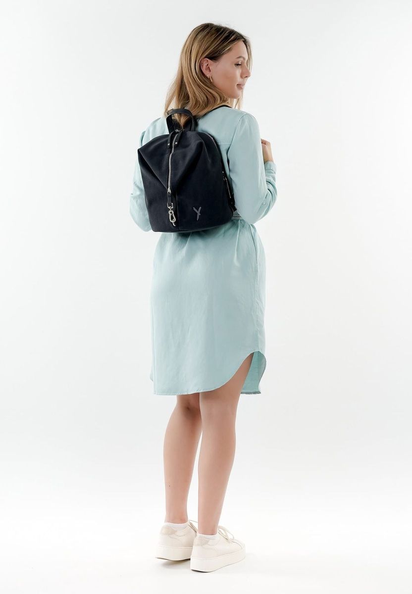 Minimalistischer Veganer Leder-Rucksack