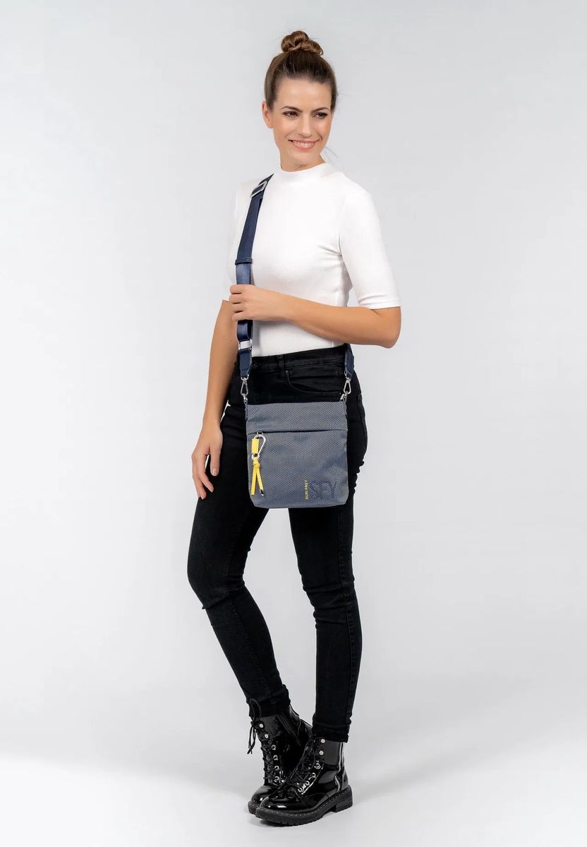 Moderne Melange-Umhängetasche aus Nylon