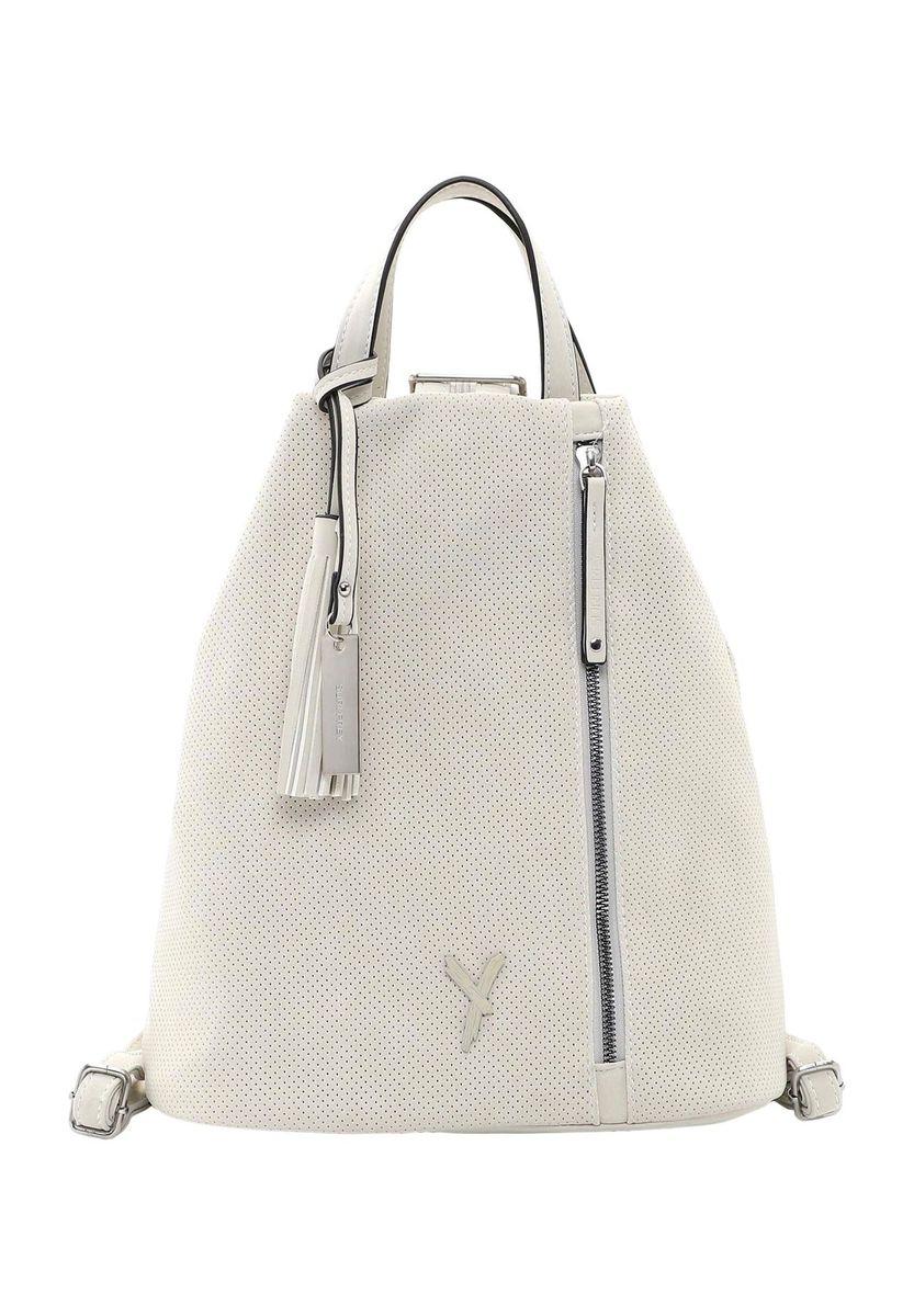 Perforierter Rucksack mit Quastenanhänger