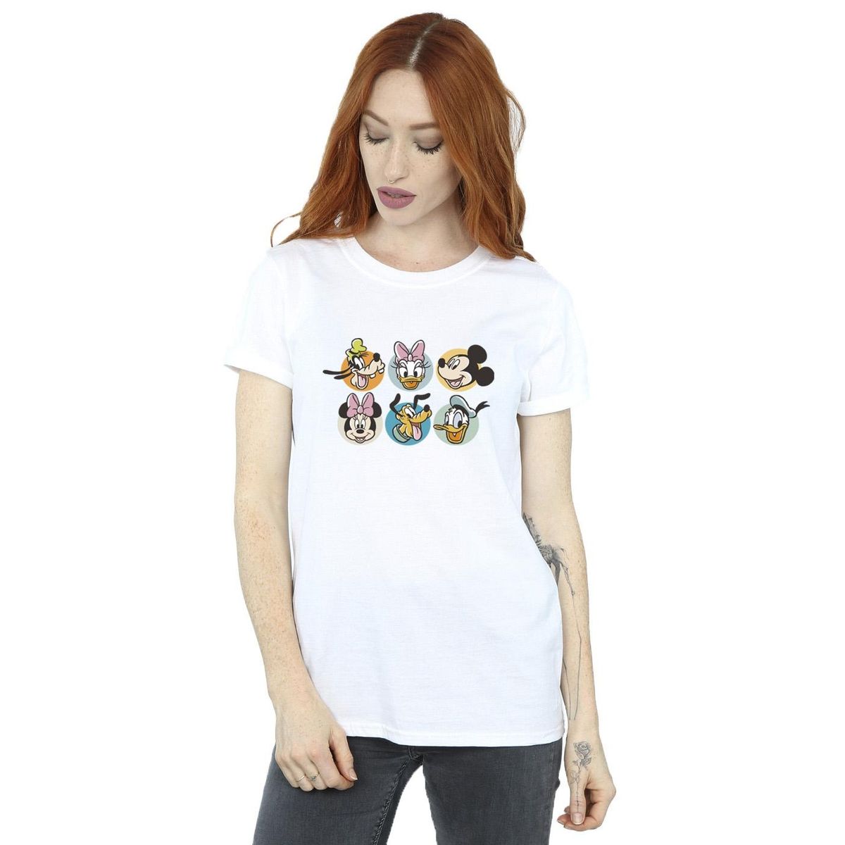 Verspieltes Mickey und Freunde T-Shirt