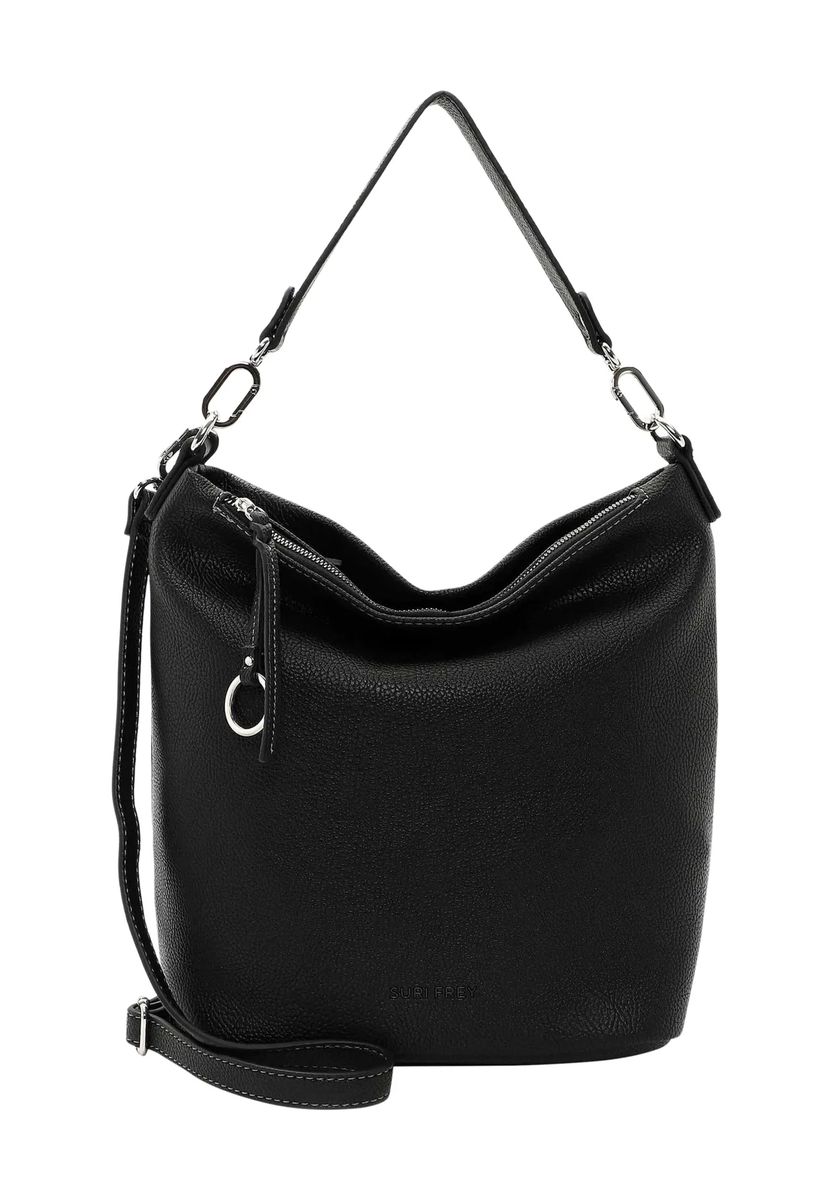 Strukturierte Hobo-Schultertasche