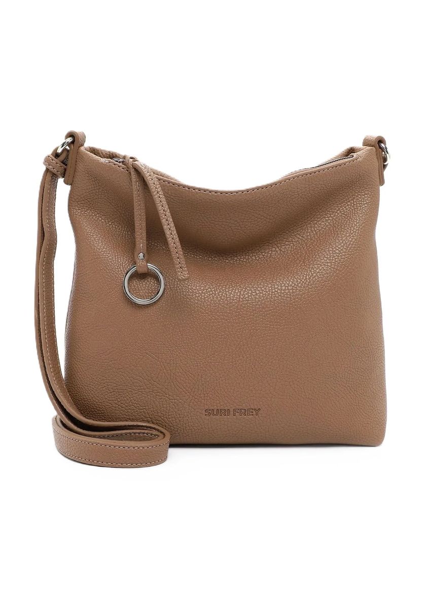 Minimalistische Umhängetasche in Narbenoptik
