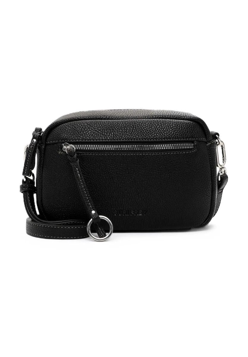 Crossbody-Tasche aus genarbtem Kunstleder