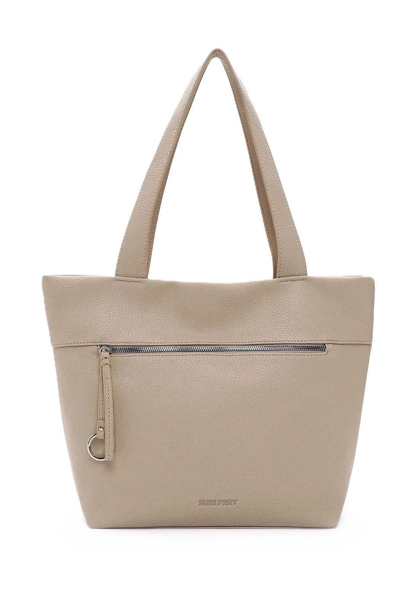 Minimalistischer Shopper aus strukturiertem Kunstleder