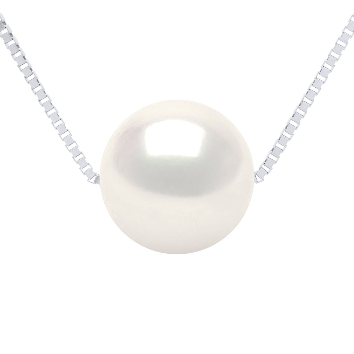 Goldkette mit einzelner Süßwasserperle