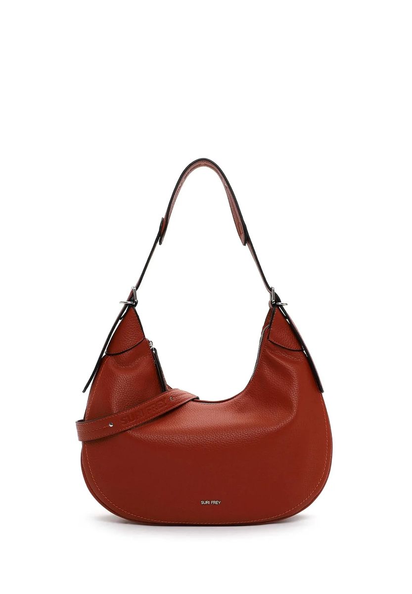 Gekörnte Hobo-Tasche aus Kunstleder
