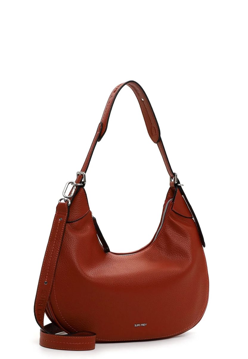 Gekörnte Hobo-Tasche aus Kunstleder